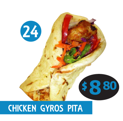 CHICKEN GYROS Pita