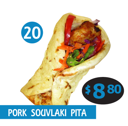 pork souvl Pita